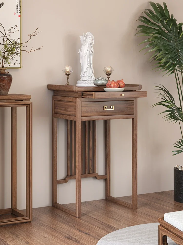 Новый китайский стол из черного ореха футляр для благовоний бытовой цельного