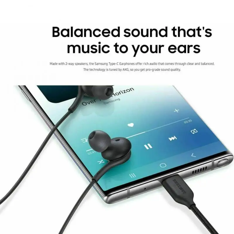 Наушники Type C для SAMSUNG AKG USB наушники Note 10 20 Plus 5G S20 FE S21 оригинальные |