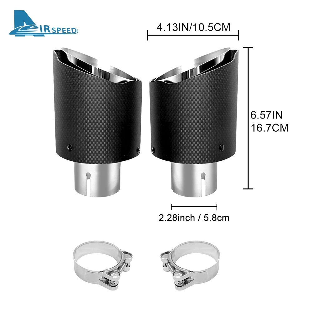 Выхлопная труба из настоящего углеродного волокна для Subaru BRZ Toyota GR86 2021 2022 2023 2024