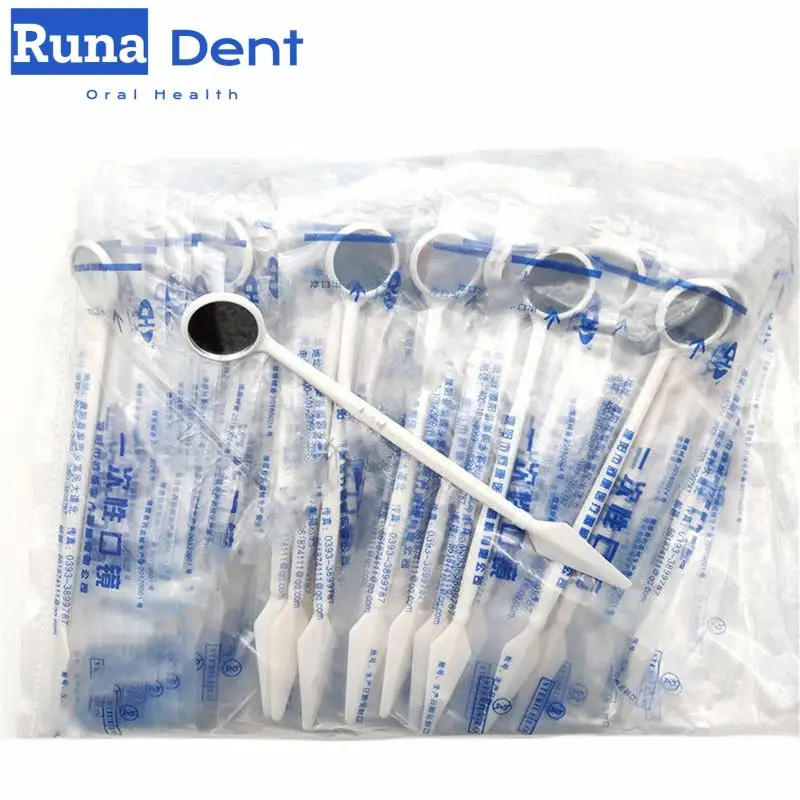 

100Pcs/bag Disposable Dental Explorers/tweezers/oral Mirrors Temporary Double Ends Probe Hook Oral Examination Instruments