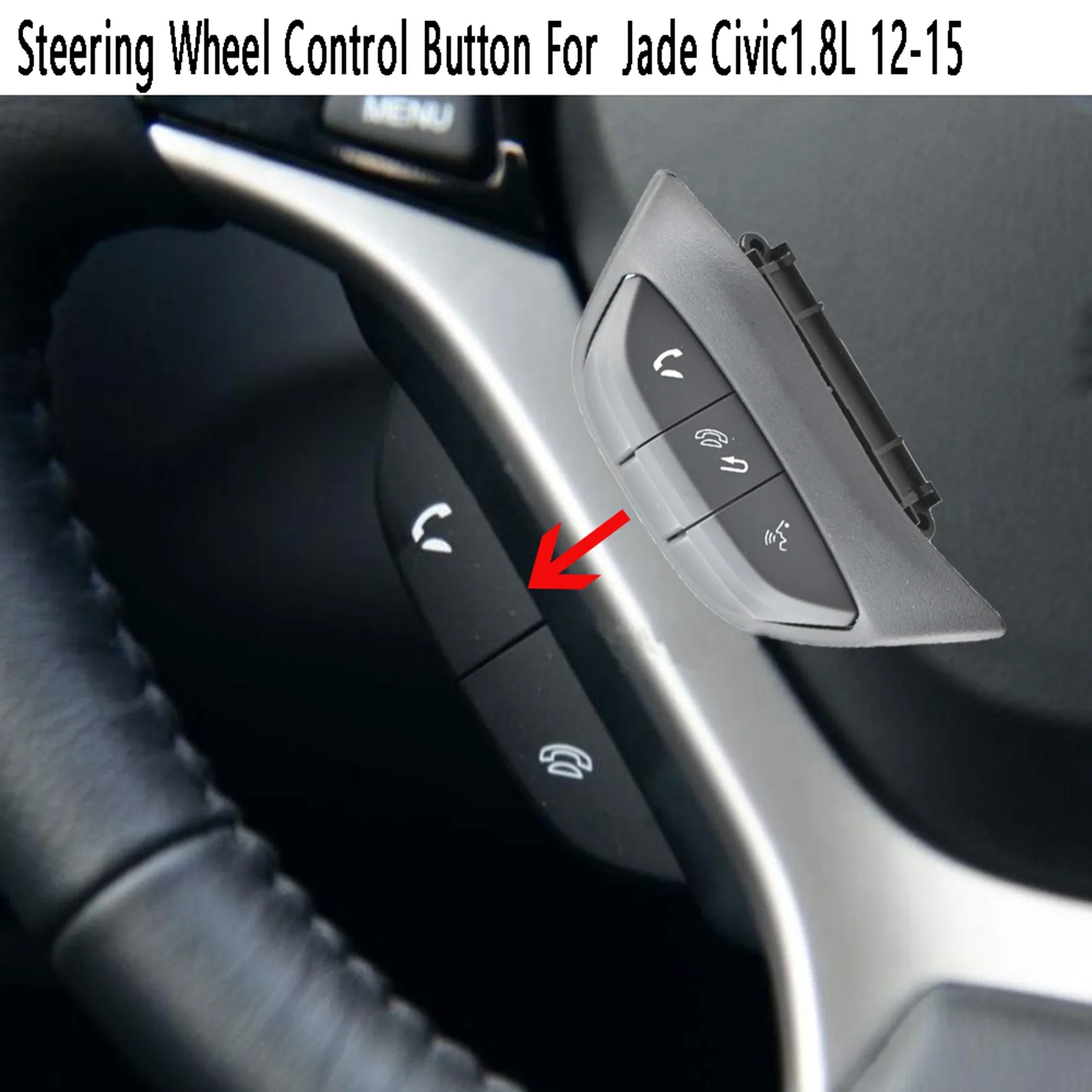 

Кнопка управления на руль автомобиля, многофункциональная кнопка управления аудиосигналом, Bluetooth, для Honda Jade Civic1.8L 12-15