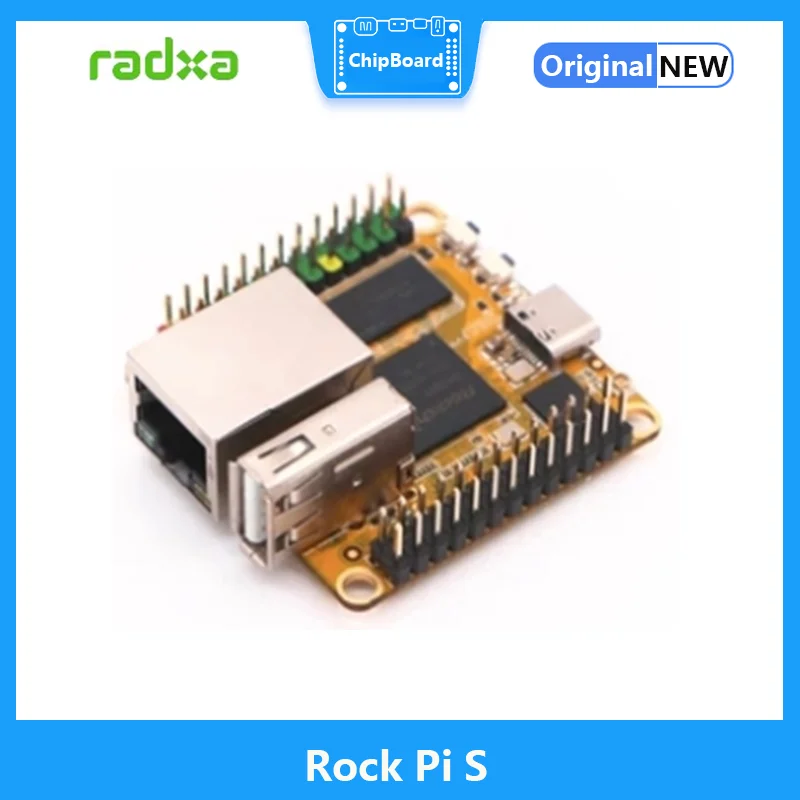 Плата разработки ROCK PI S Rockchip RK3308 Quad-Core A35 версия V1.3 подходит для смарт-динамиков