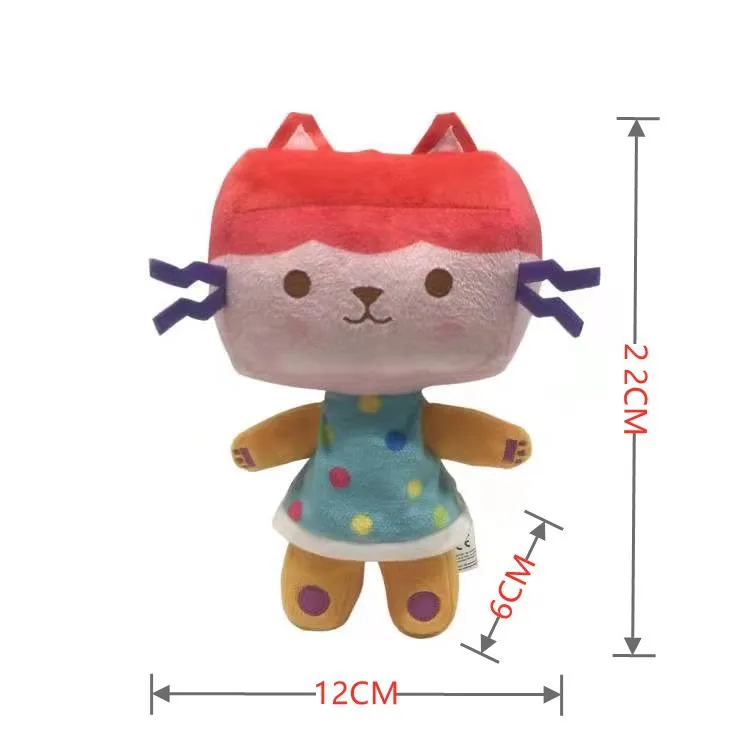 Лидер продаж кукольный домик Gabby 25 см плюшевая игрушка Mercat Мультяшные мягкие