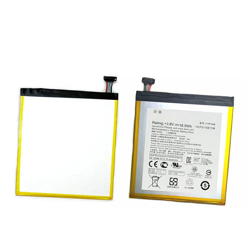 

4890mAh C11P1502 battery for ASUS ZENPAD 10 Z300C Z300CL Z300CG P023 P01T 10.1 High quality Replacement Battery NEw