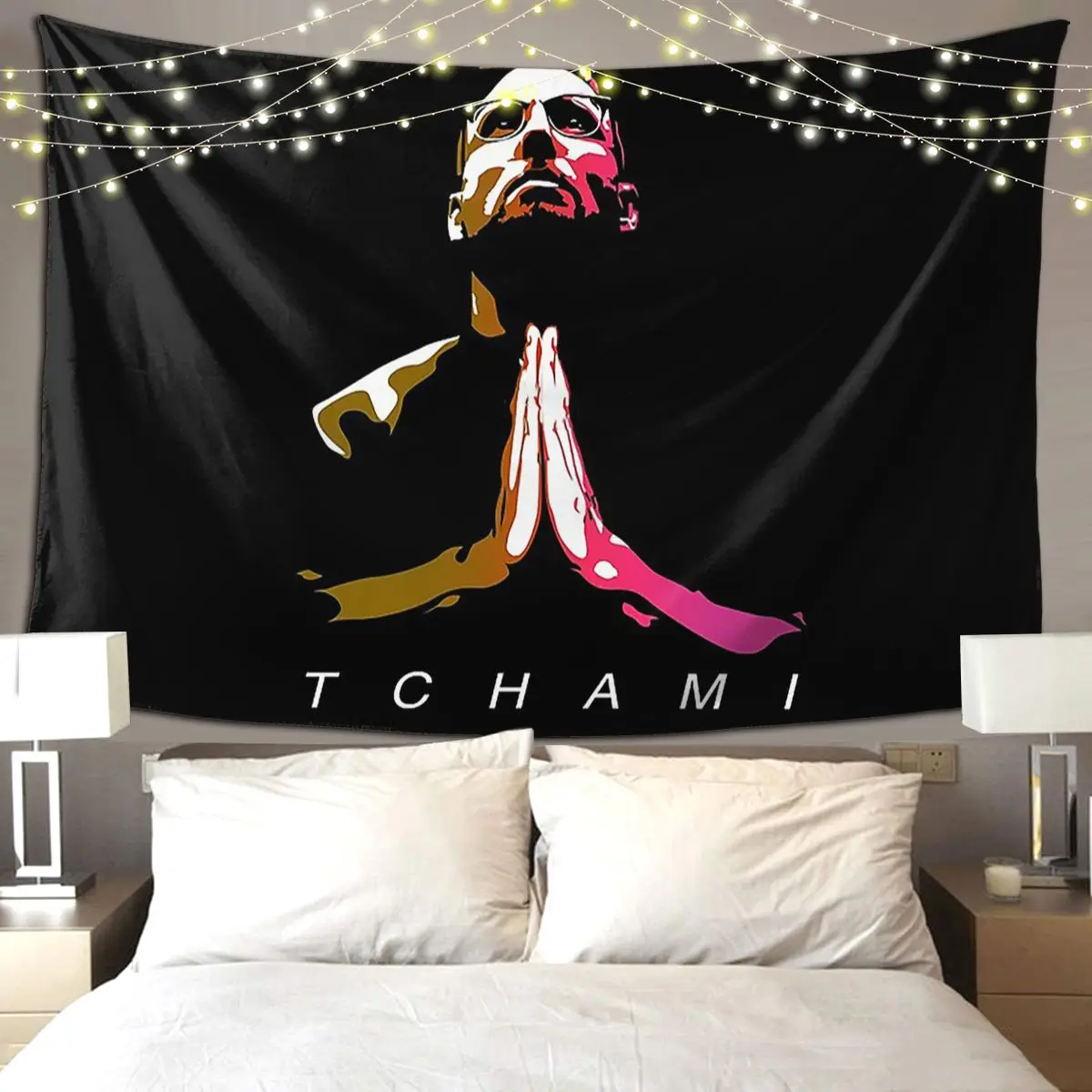 

Tchami гобелен, искусство, настенный, эстетическое украшение для дома, гобелены для гостиной, спальни, спальни