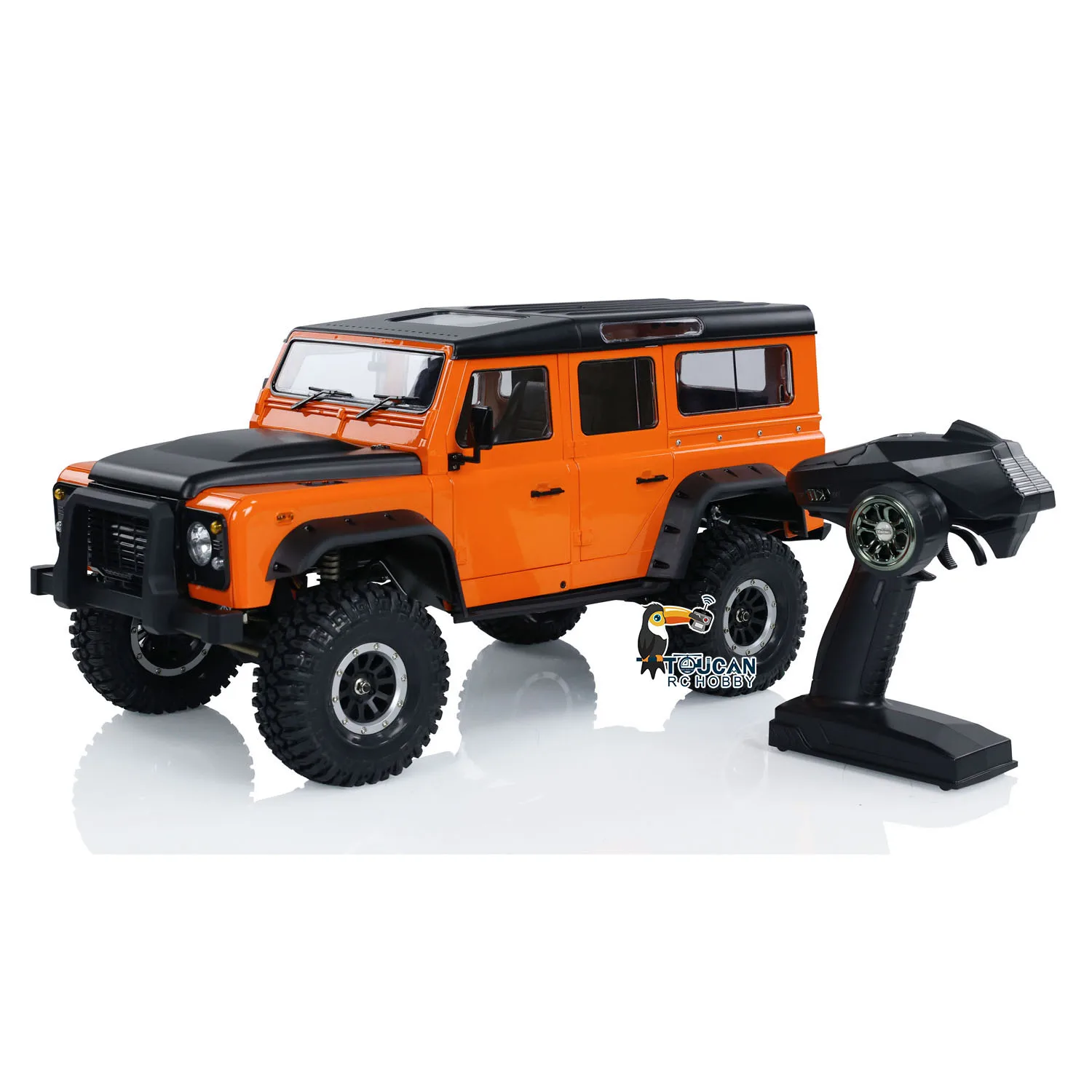 Фото Радиоуправляемая модель внедорожника YIKONG 1/10 4x4 с 2 скоростями, световой системой и мотором ESC №3