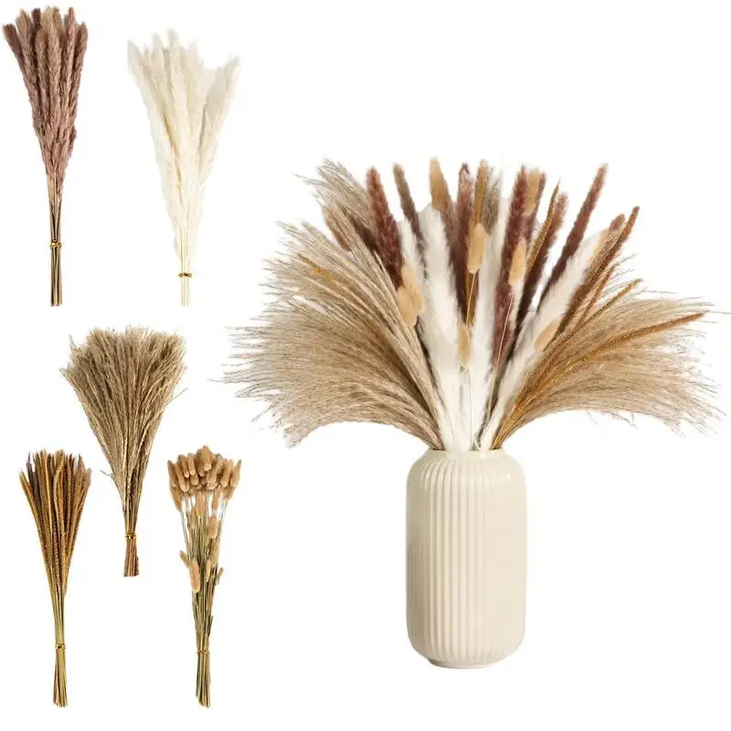 

Dried Pampas Grass Decor Various Dried Flowers Bouquet Boho Home Decor Dried Flowers Arrangements Natural Pampas Grass Reed Bunn