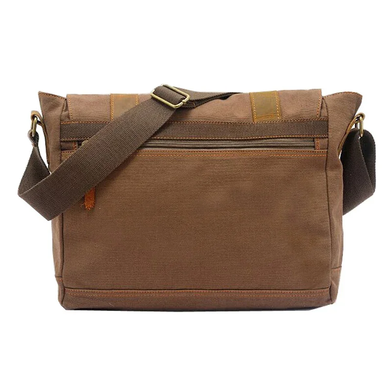 Chikage винтажная легкая Холщовая Сумка большой емкости мужская сумка через плечо