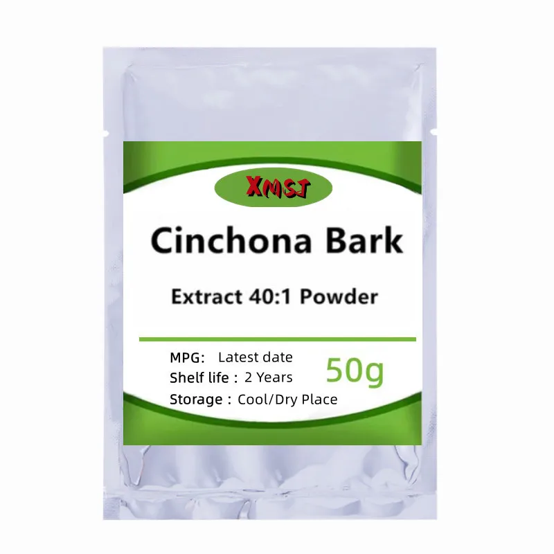 

50-1000 г натуральный экстракт коры Cinchona 40:1, корой хинина, бесплатная доставка