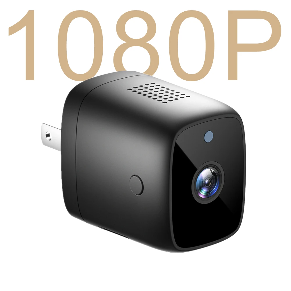 

1080P Wall Plug Indoor Surveillance Camera Home Security Camera Small Nanny Cam 150°Wide Angle Night Vision Motion Detection