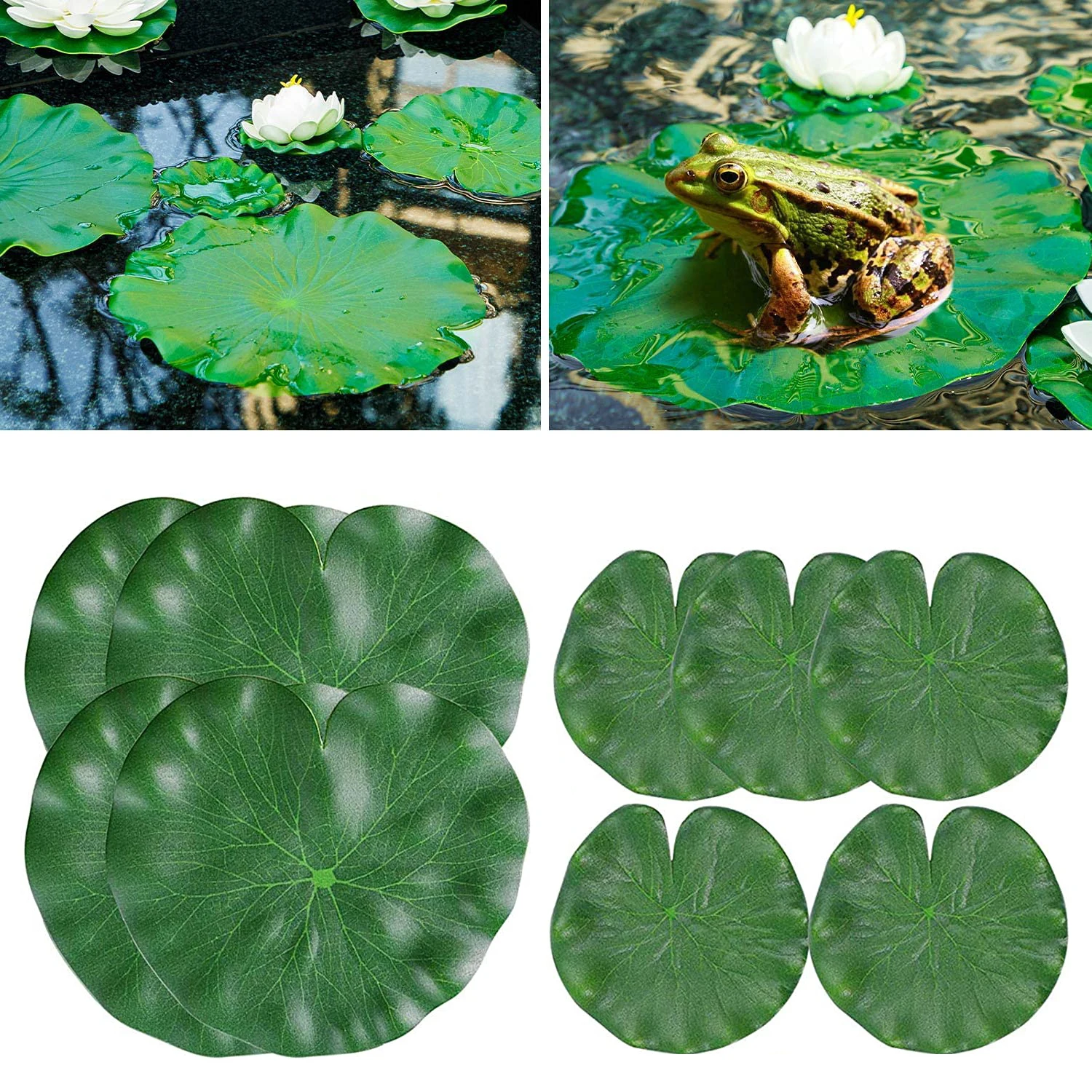 Искусственный лист лотоса искусственный плавающий для сада пруда водяного