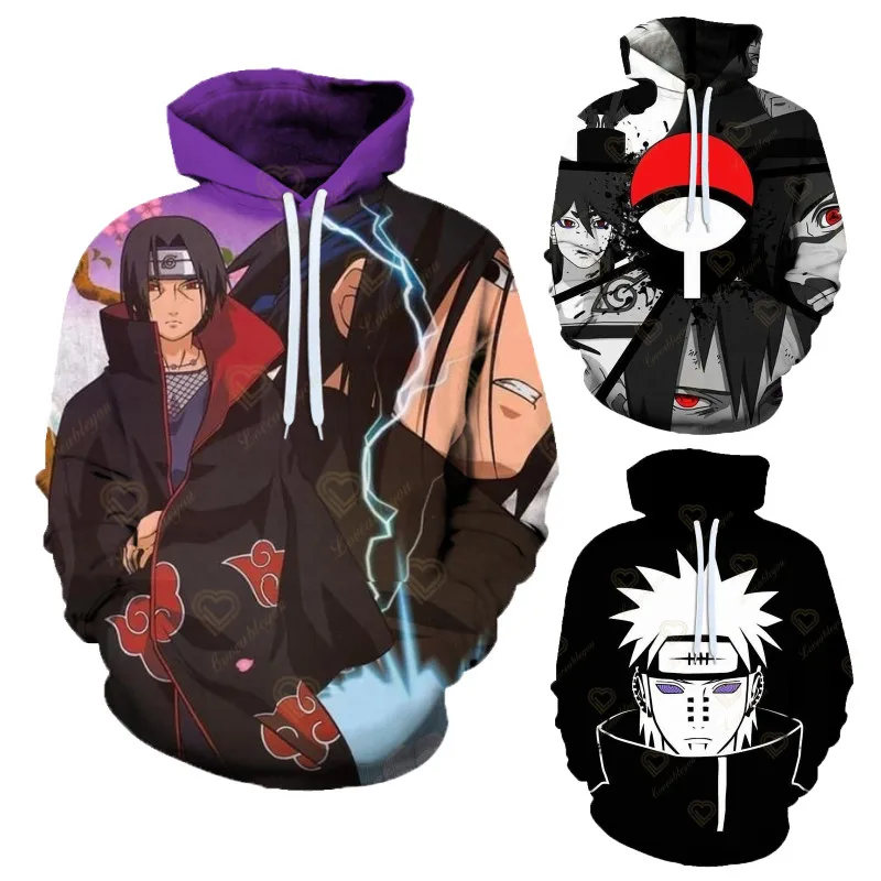 Толстовка Hatake Kakashi с аниме Наруто детские толстовки 3D принтом пуловеры для