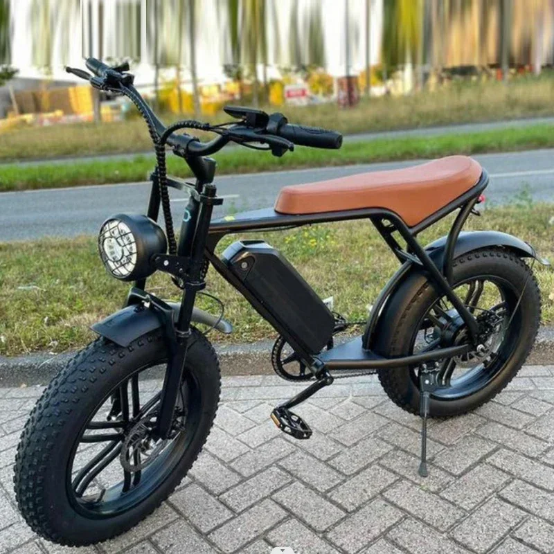Новый электрический велосипед с гидравлическим тормозом Fat Ebike OUXI V8 20-дюймовый