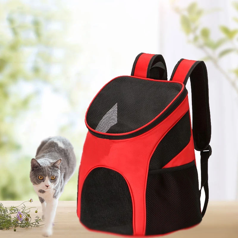 

Carrying Products Backpack Portable Factory Direct Cat Selling Travel Double Foldable Breathable Shoulder Pet Outdoor Bag