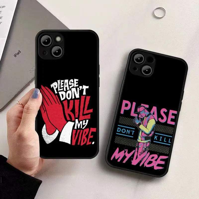 Пожалуйста, не убивайте Мой vibe чехол для телефона iphone 13 12 11 14 Pro Max X XR XS Mini 7 8 plus 2020 se 14 Pro, чехлы для телефонов