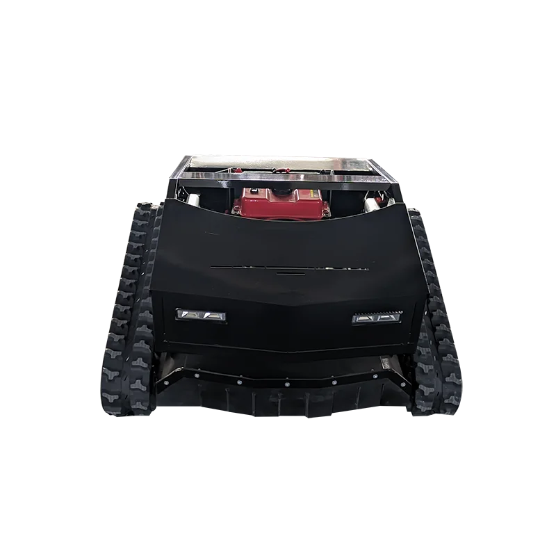 Самоходный сельскохозяйственный садовый измельчитель для газона на гусеничном