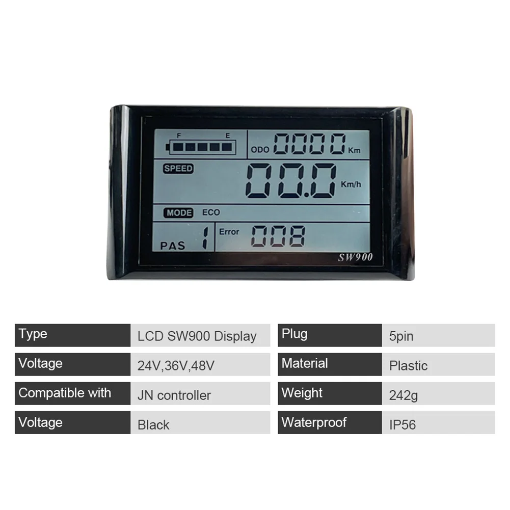 

Mountain Bike Lithium Battery Boost 30A Three-Mode Sine Wave SW900 Meter Electric Bicycle Lithium Battery Power Conversion Part