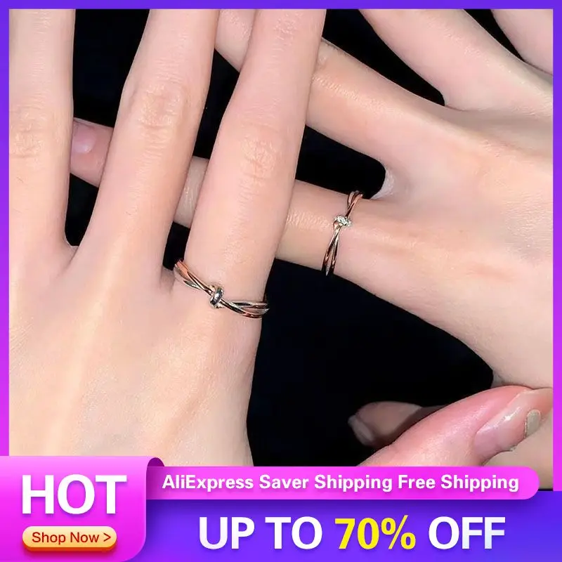 Модные кольца износостойкие парные высокого качества аксессуары минималистское