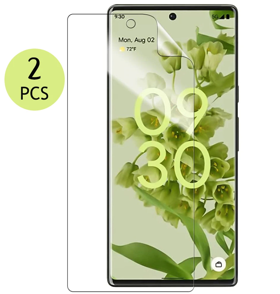 

2 упаковки, мягкая защитная пленка для экрана Google Pixel 6 Pro 2021