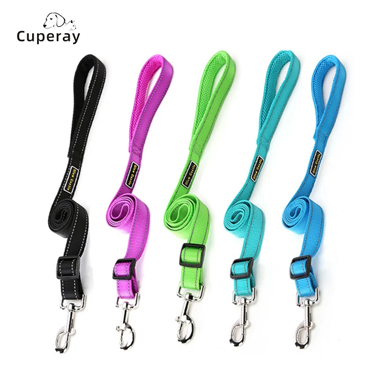 

120cm Long Pet Leash Soft Handle Reflective Adjustable Length Dog Leash Pet Supplies for Dog Walking for Small and Medium Dogs