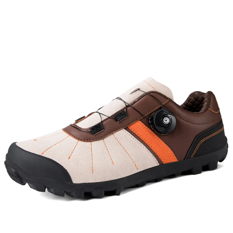 New Arrival Leather Hiking Shoes Wear-resistant Outdoor Sport Men Shoes Lace-Up Mens Climbing Trekking Hunting Sneakers