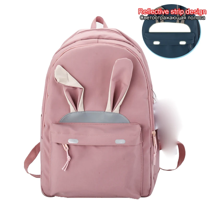 Reflective strip design kids backpack Waterproof kids bags for girls fashion Kawaii school bags for girl 2022 Student School Bag