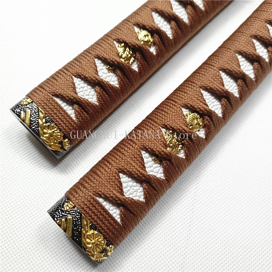 20 см * 26 набор ручек для японского самурайского меча ручной работы Kirsite Tsuka/Fuchi Kashira