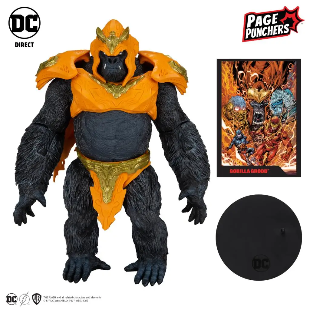 

McFarlane Page Punchers Mega Figure with Comic - The Flash - Gorilla Grodd Articulated Action Figure Toys 25cm