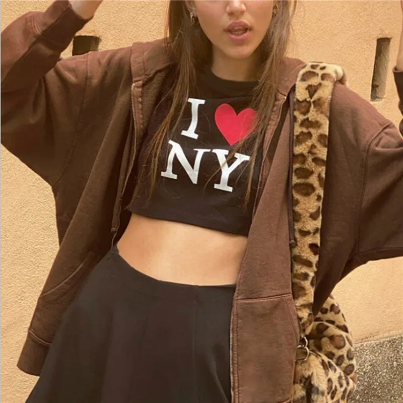 

Zip Up Sweatshirt Winter Jacket Clothes Hoodies Women Vintage Comfortable Pockets Long Sleeve Pullovers