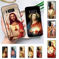 toplbpcs jesus christ phone case for redmi 8 9 9a for samsung j5 j6 note9 for huawei nova3e mate20lite cover