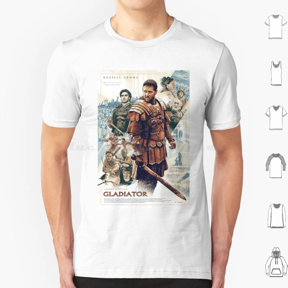 Футболка из фильма Гладиатор для мужчин женщин и детей 6xl кинофильм экшн горячий