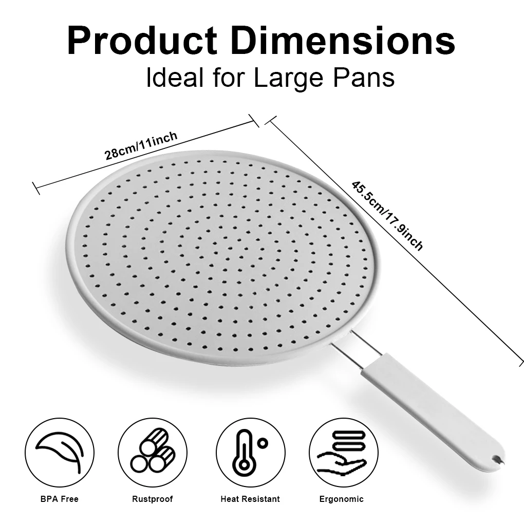 

Крышка сковороды из нержавеющей стали для экрана от брызг