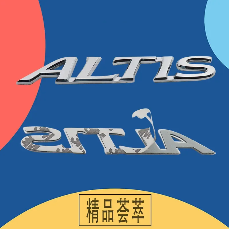 3D ALTIS для автомобильного капота крыла багажника задней табличка с знаком