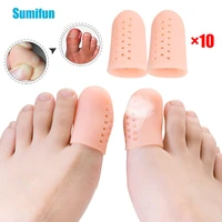 46810pcs silicone toe separators toe tube corns blisters protector bunion foot health care tool thumb eversion corrector
