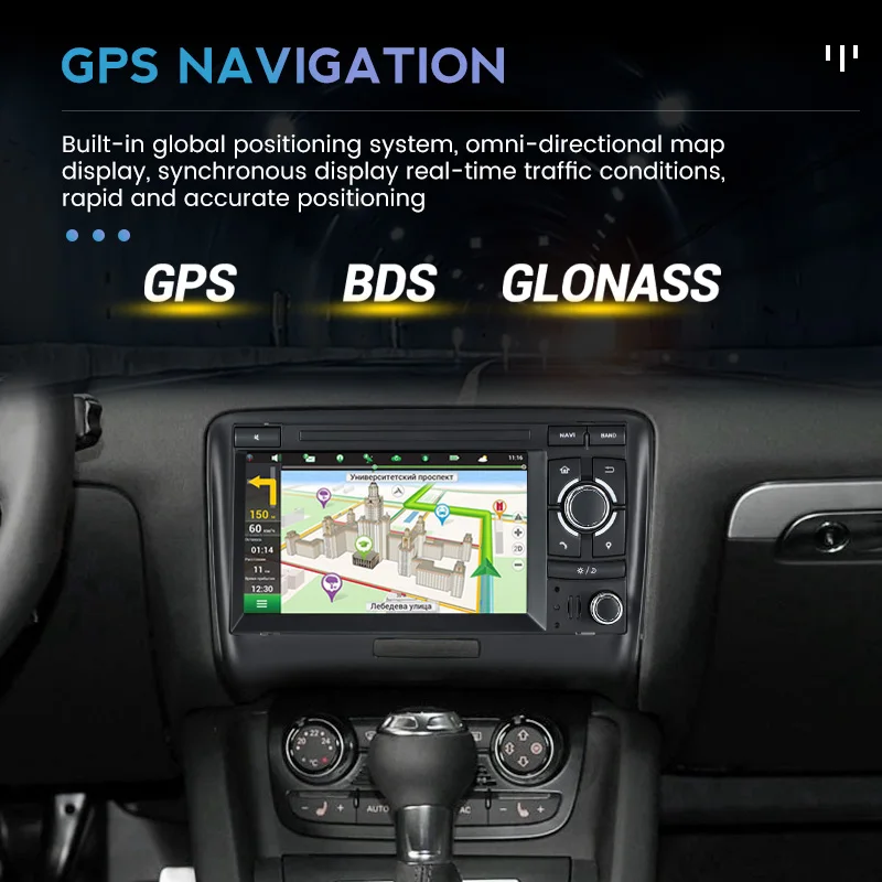 Автомагнитола для Audi TT MK2 8J 2006-2012 7 дюймов Android 11 DSP мультимедийный видеоплеер