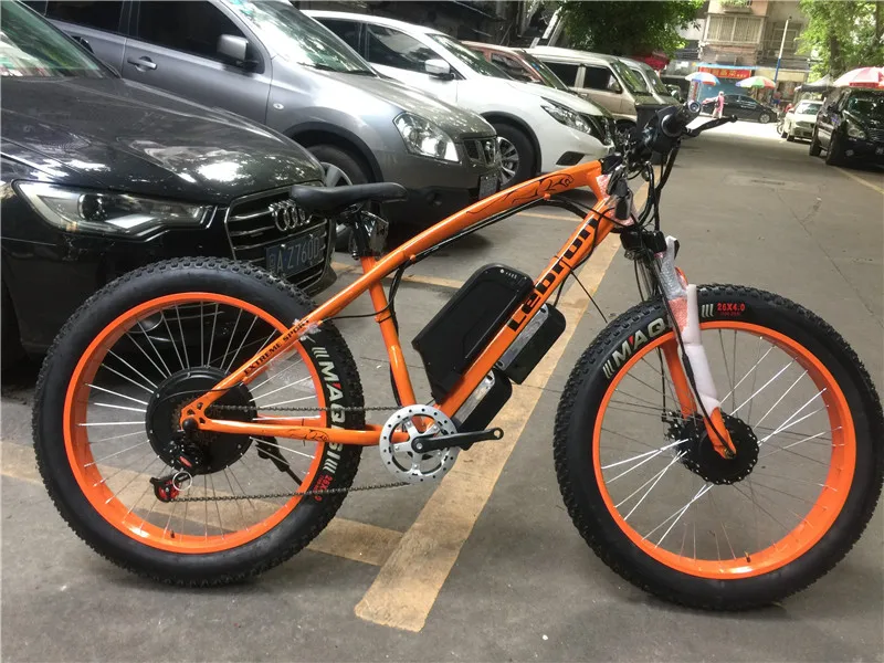 

26 Inches Electric Bike 1000W Mens Mountain Bike Snow Bike Electric Bicycle Ebike 48V Electric Bicycle 4.0 Fat Tire E Bike