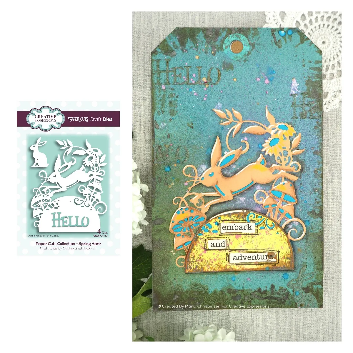 

Paper Cuts Spring Hare Craft Metal Cutting Dies For Diy Scrapbooking Crafts Maker Photo Album Template Handmade Decoration 2022