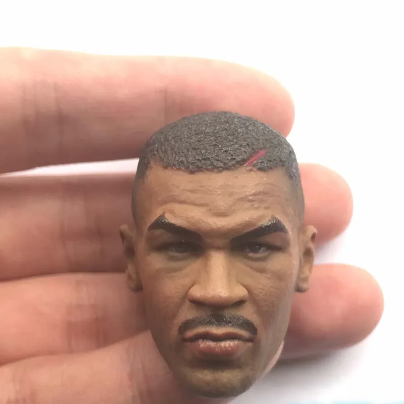 

1/6 Scale Mike Tyson Head Carving Sanda IP MAN 3 Male Soldier Head Sculpt for 12in Phicen Tbleague Action Figure Toy