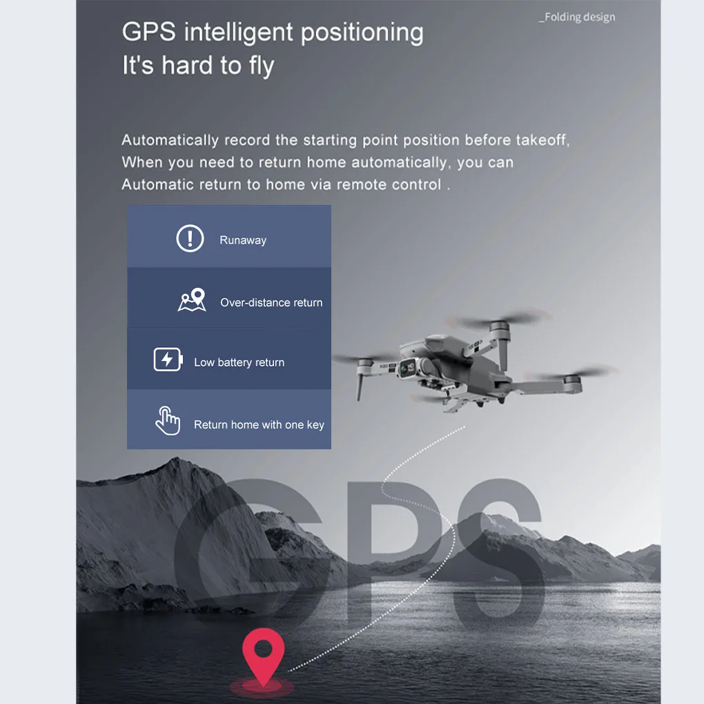 

Складной Квадрокоптер с GPS-навигацией и автовозвратом