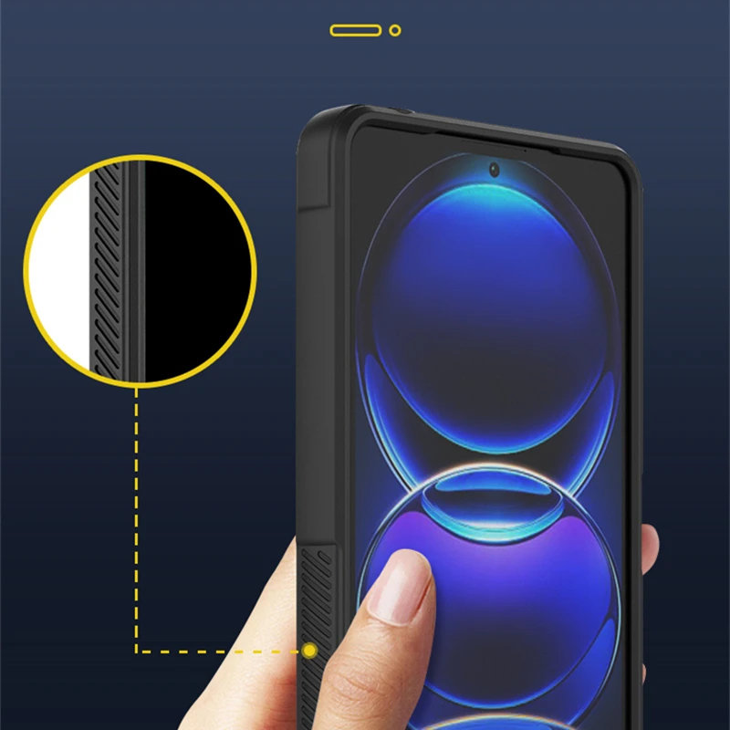 For Cover Redmi Note 12 Case For Redmi Note 12 China Capas Bumper Shockproof Soft TPU Fundas Xiaomi Redmi Note 12 Pro Plus Cover