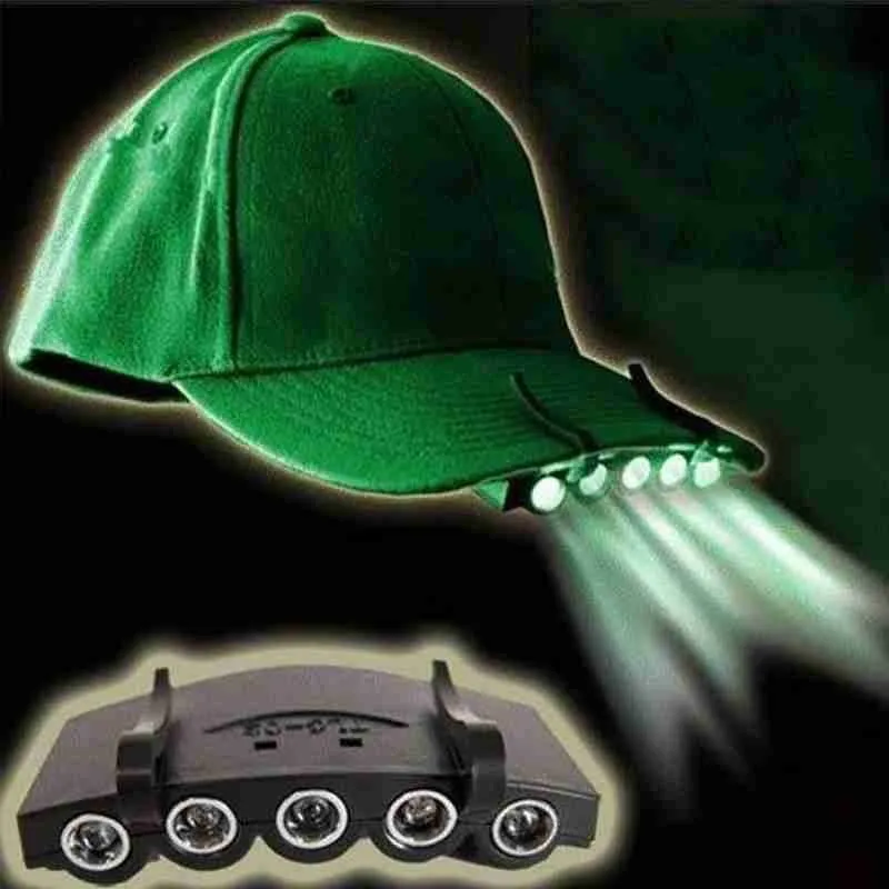 

1Pcs Caplight Fishing Clip Cap Light Night Fishing Light Hat Light Lamp Hat Light Head Cap Fishing Light Clip on Hat for Campin