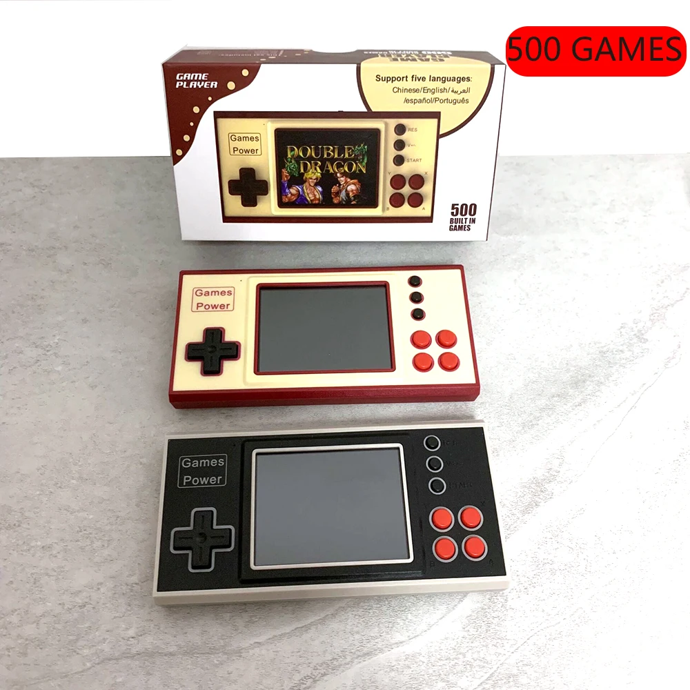 

Dropshipping K30 Portable Handheld Game Console Built-in 500 Classic Games Retro Video Gaming 2.8 Inch Screen Children's Gift