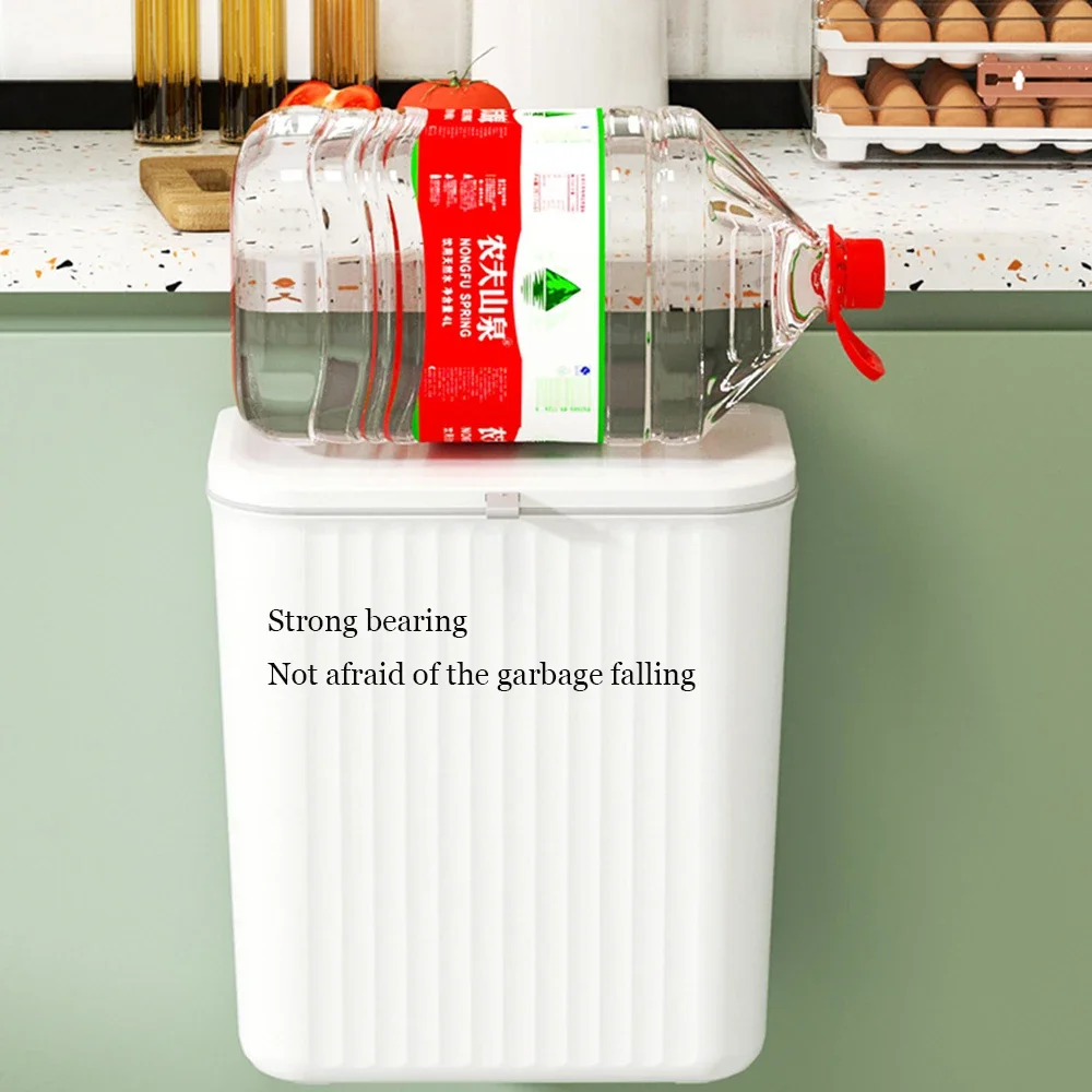Настенный мусорный бак для кухни ванной комнаты портативный бытовой подвесной