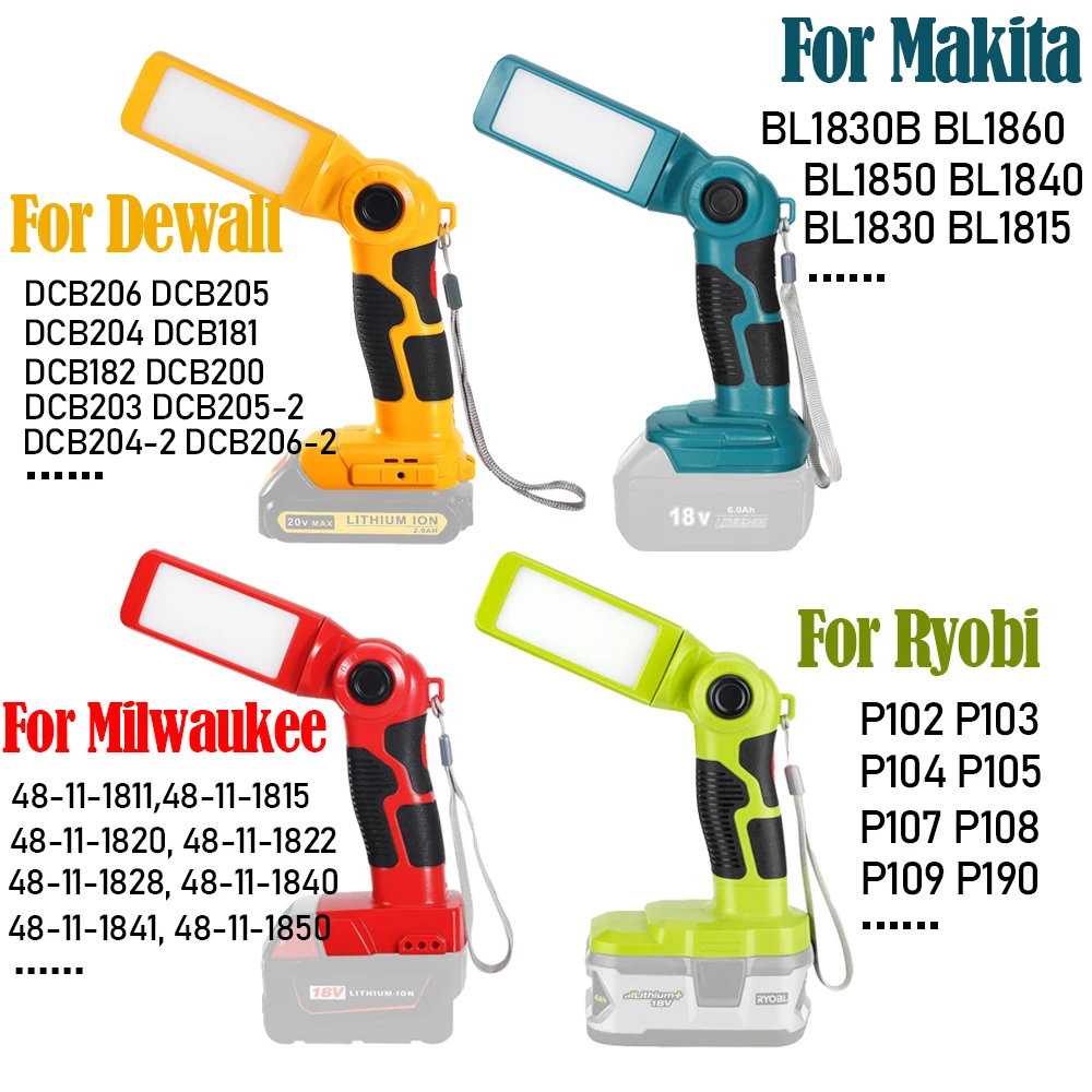 Портативная светодиодная сигнальная лампа мощностью 12 Вт рабочий фонарь 1000 лм