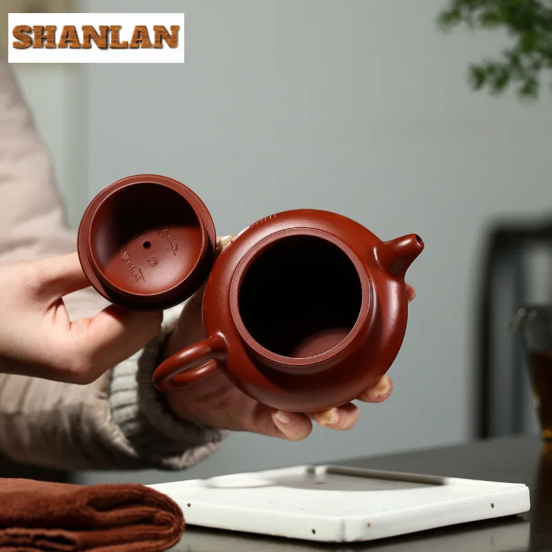 260 мл Традиционные чайники из фиолетовой глины Исин антикварный горшок ручной