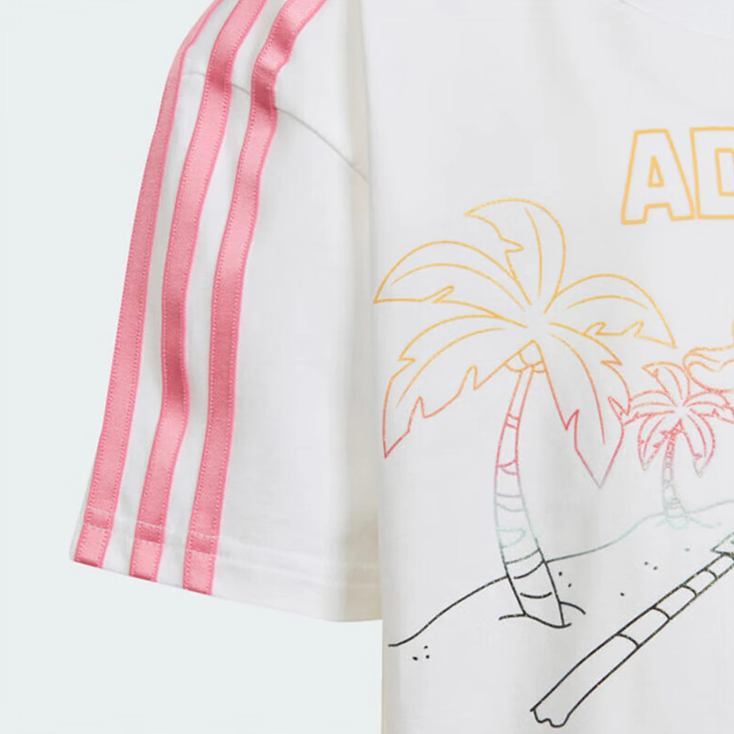 Фото Оригинальная новая детская модная футболка Adidas с короткими рукавами и принтом IN7302 №4