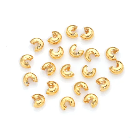 50 шт., обжимные крышки Aiovlo из нержавеющей стали 3 4 5 мм