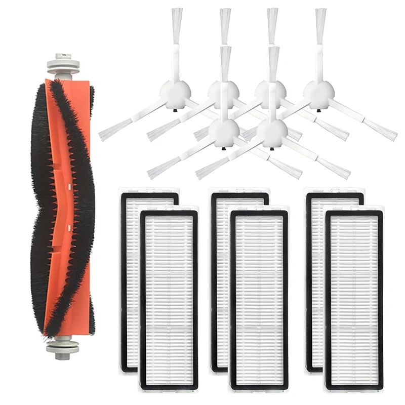 

For Mijia Sweeping Robot Main Brush Accessories +Side Brush + Filter