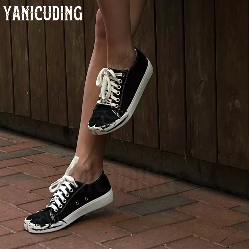 Черные кроссовки таби с маслом новинка дизайнерские модный стиль удобная