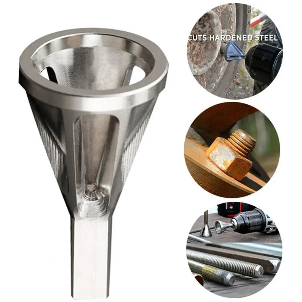 

Woodworking Burr Remover Labor-saving Rusted Screw Grinding Universal Abrasion-resistant External Chamfer Deburring Tool